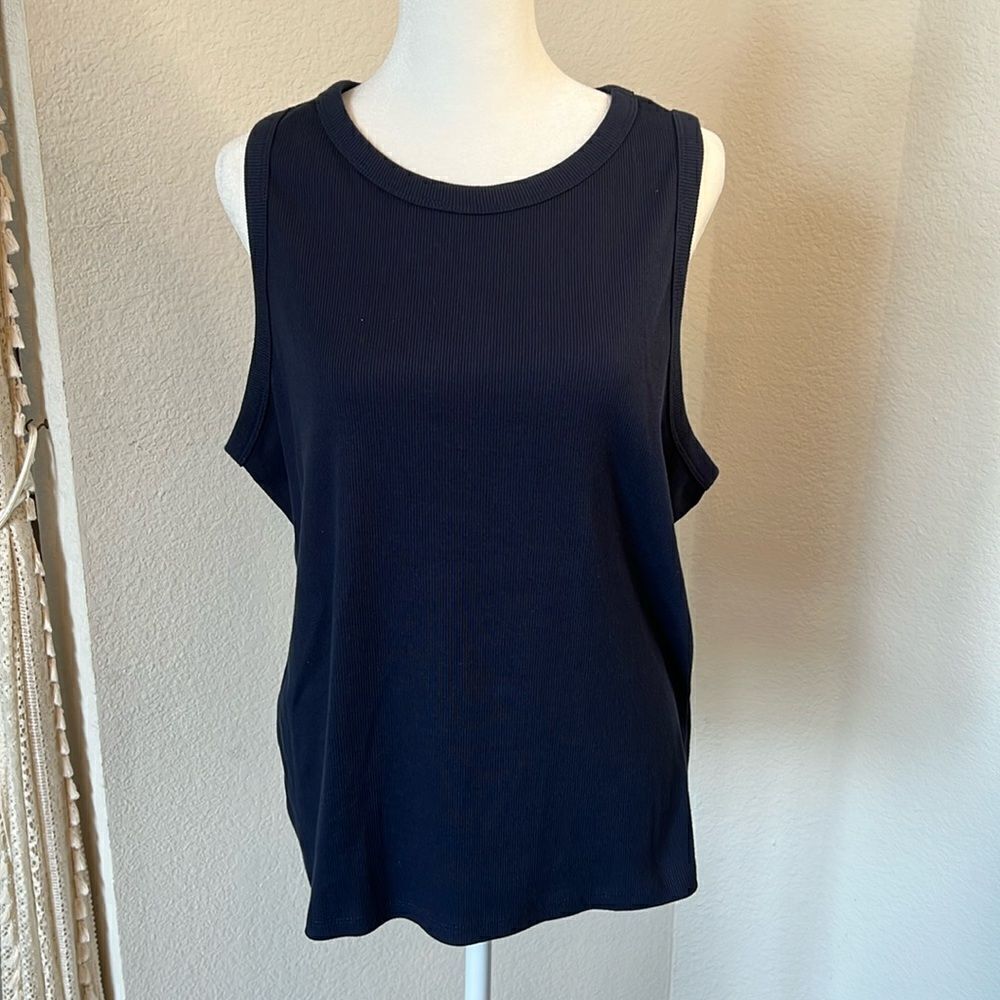 Sonoma Plus Size Nave Blue Tank Top ~ Size 1X